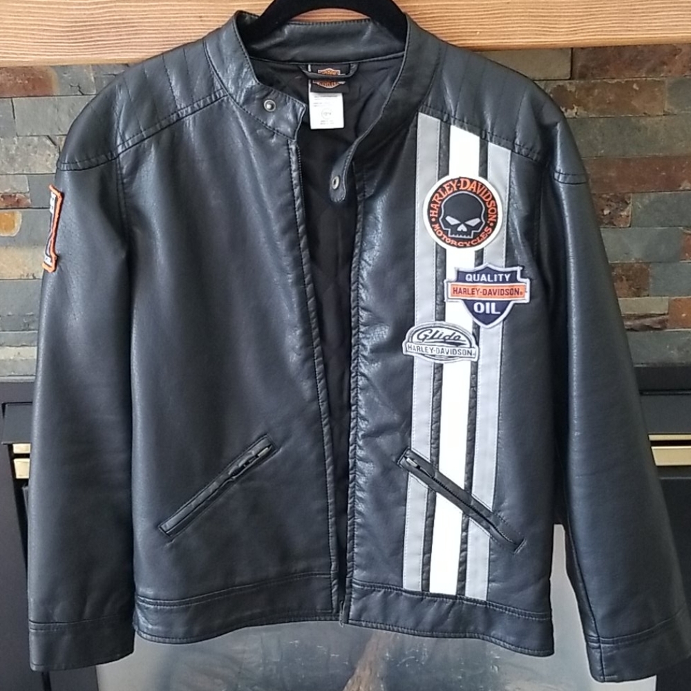 BOYS HARLEY JACKET SIZE 12/14